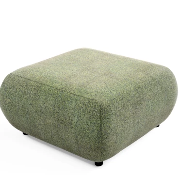 Čalouněná podnožka SURREY - zelená