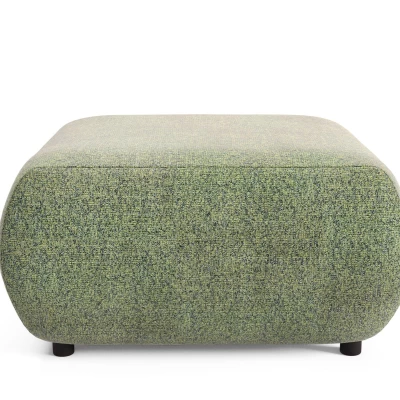 Čalouněná podnožka SURREY - zelená