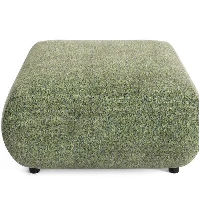 Čalouněná podnožka SURREY - zelená