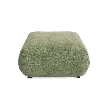 Čalouněná podnožka SURREY - zelená