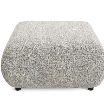 Čalouněná podnožka SURREY - šedá