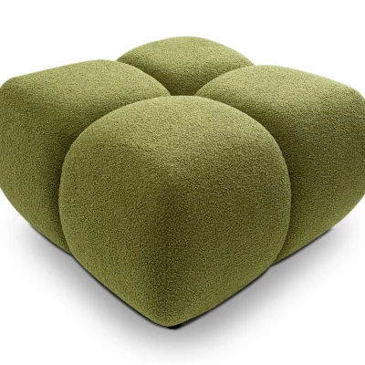 Čalouněný taburet SELKIR - zelený