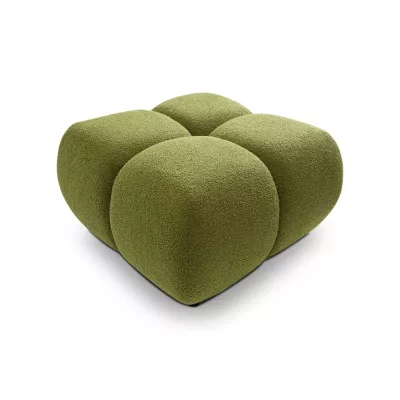 Čalouněný taburet SELKIR - zelený