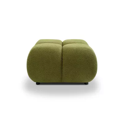 Čalouněný taburet SELKIR - zelený