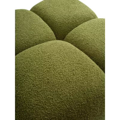 Čalouněný taburet SELKIR - zelený