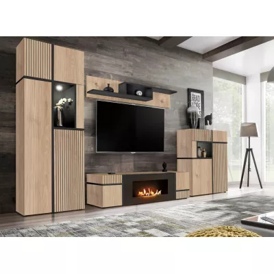 Televizní stolek CELINE - hickory jackson