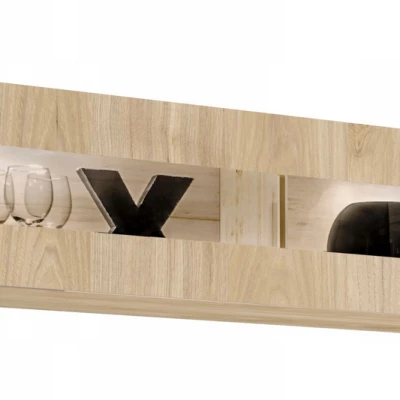 Závěsná skříňka FREYA s osvětlením - hickory jackson