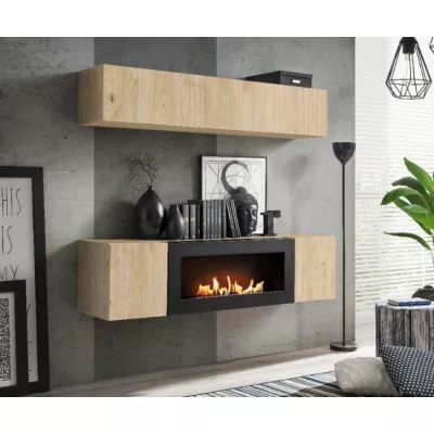 Závěsná skříňka FREYA - hickory jackson