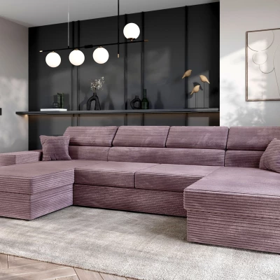 Sedací souprava do U AMIRA - světle fialová