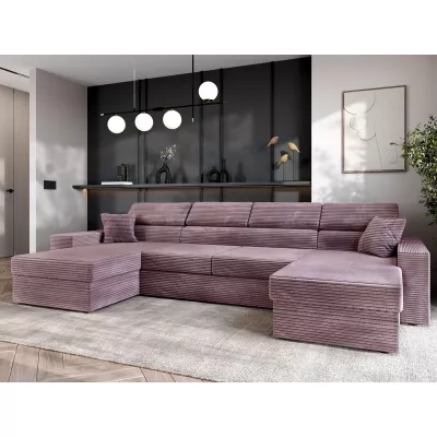 Sedací souprava do U AMIRA - světle fialová