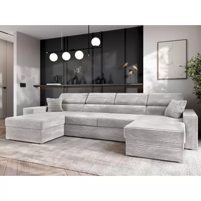 Sedací souprava do U AMIRA - světle šedá