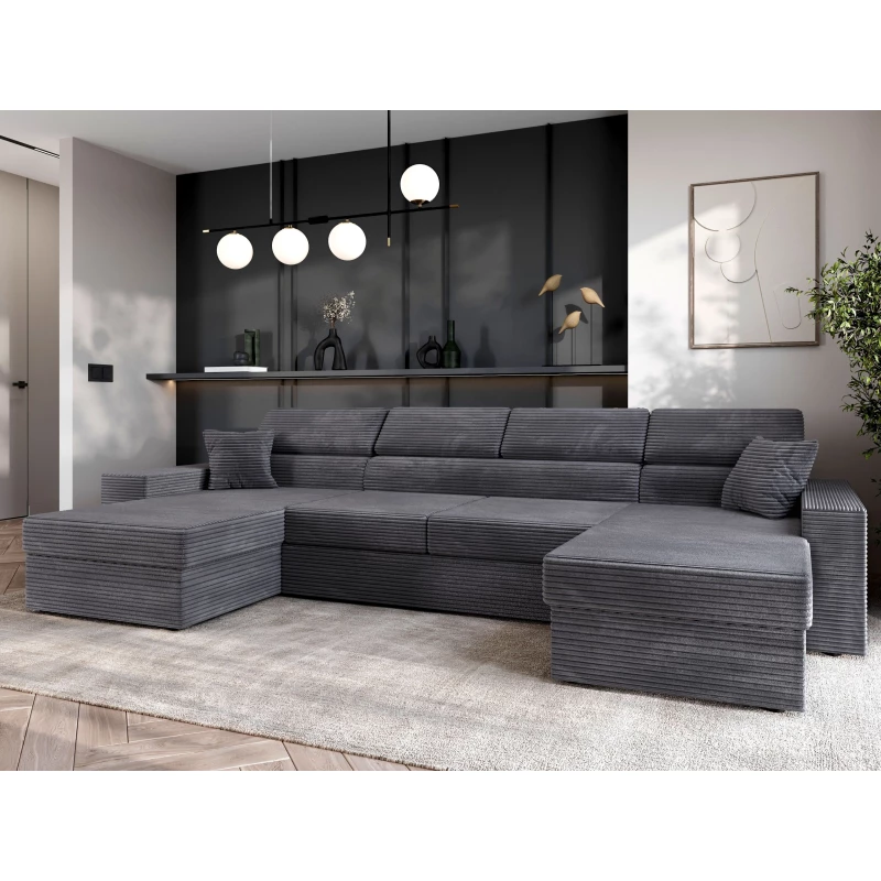 Sedací souprava do U AMIRA - šedá