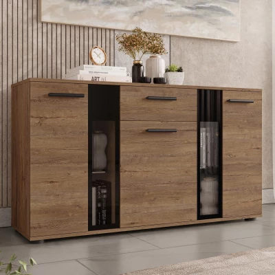 Kombinovaná komoda VENNY - dub lefkas