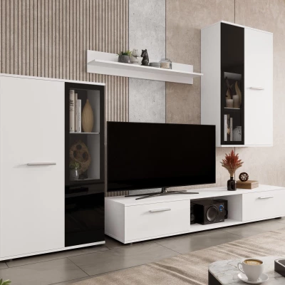 Obývací stěna VENNY - bílá