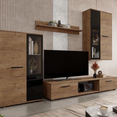 Obývací stěna VENNY - dub lefkas