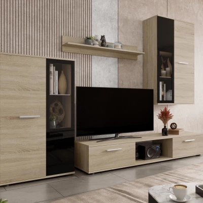 Obývací stěna VENNY - dub sonoma