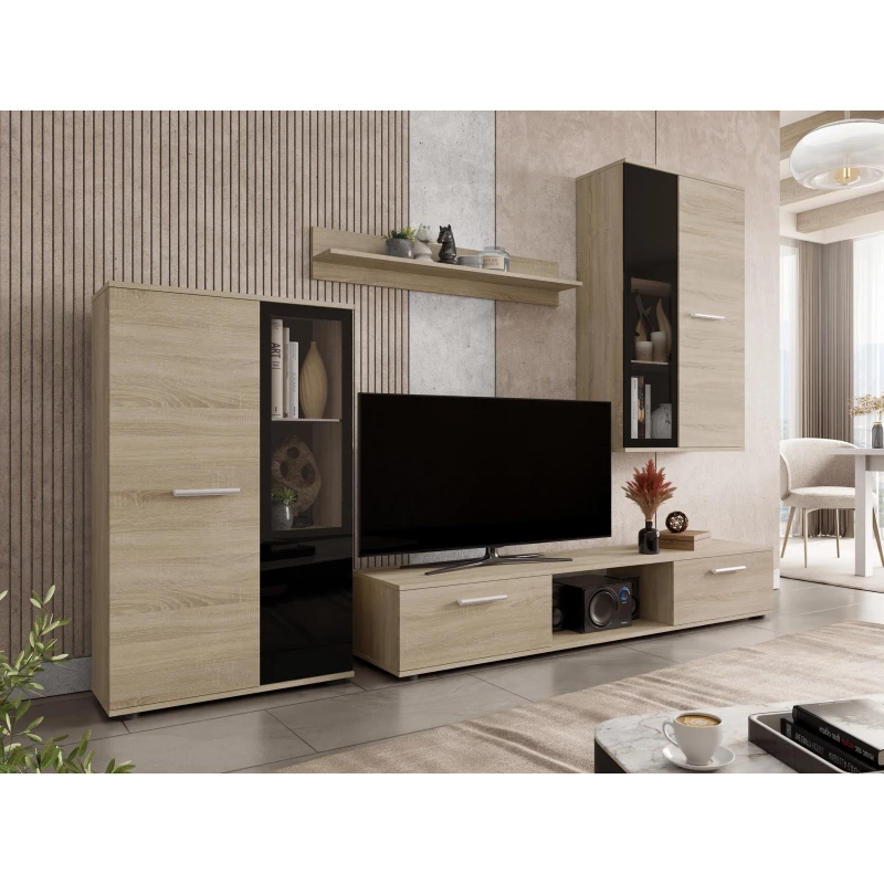 Obývací stěna VENNY - dub sonoma