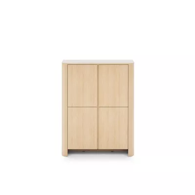 Vysoká komoda BETTY - dub vicenza