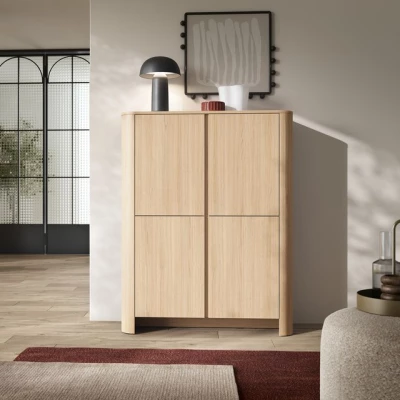 Vysoká komoda BETTY - dub vicenza