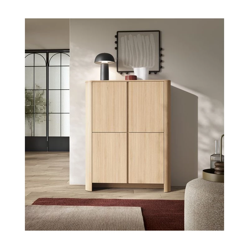 Vysoká komoda BETTY - dub vicenza