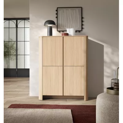 Vysoká komoda BETTY - dub vicenza