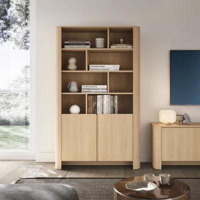 Policový regál BETTY - dub vicenza