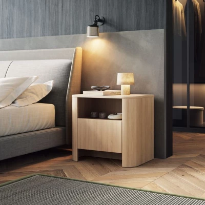Noční stolek BETTY - dub vicenza