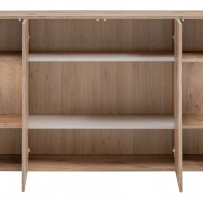 Široká komoda HAIKA - dub viking / kašmír