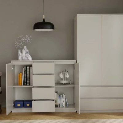 Kombinovaná široká komoda ELBE - kašmír