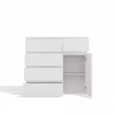 Komoda se šuplíky ELBE - bílá