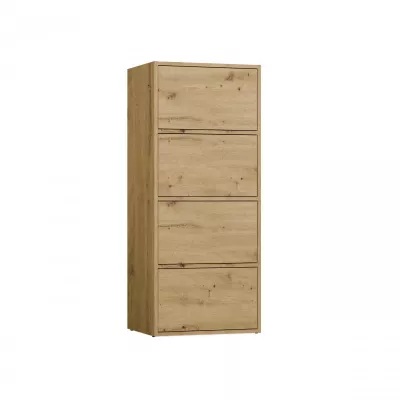 Úzká komoda s dvířky ATALLA - dub artisan