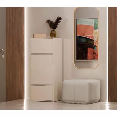 Úzká komoda s dvířky ATALLA - kašmír