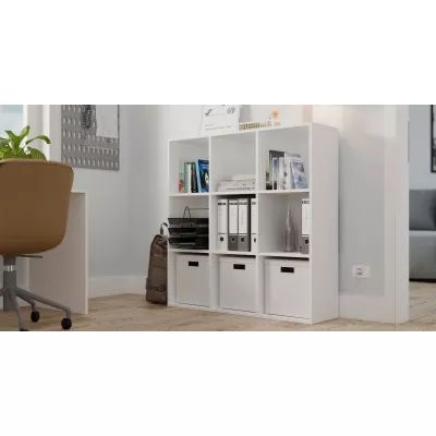 Policový regál RAINIS 6 - bílý