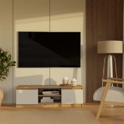 Stolek pod televizi SABA 1 - dub artisan / kašmír