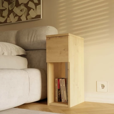 Noční stolek FALKVILE 1 - dub artisan