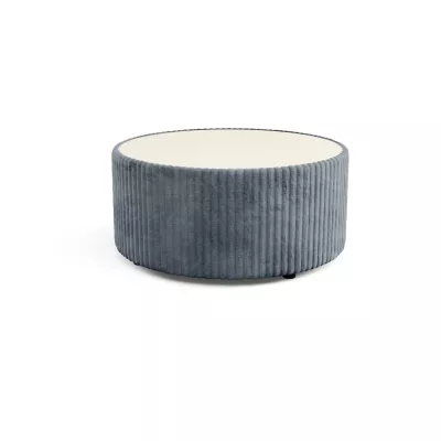 Čalouněný kulatý konferenční stolek WINDSOR 2 - tmavý popelavý