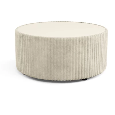 Čalouněný kulatý konferenční stolek WINDSOR 2 - ecru 1