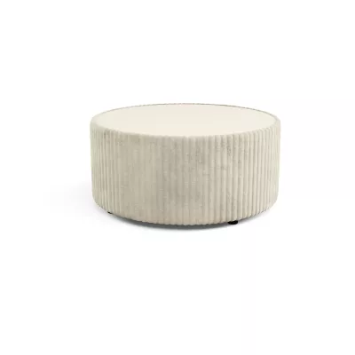 Čalouněný kulatý konferenční stolek WINDSOR 2 - ecru 1