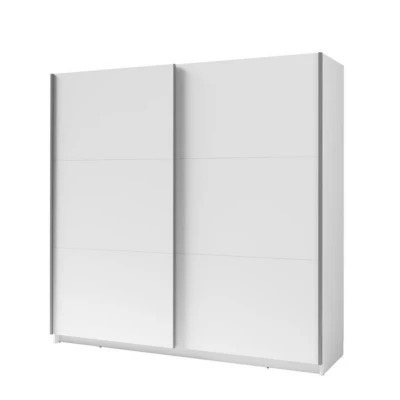 Velká šatní skříň 201 cm APASTO - bílá