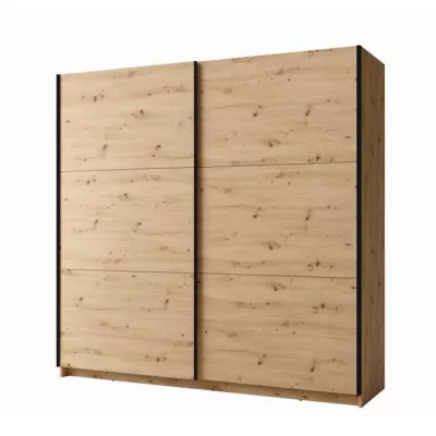 Velká šatní skříň 201 cm APASTO - dub artisan