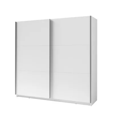 Vysoká šatní skříň 151 cm APASTO - bílá