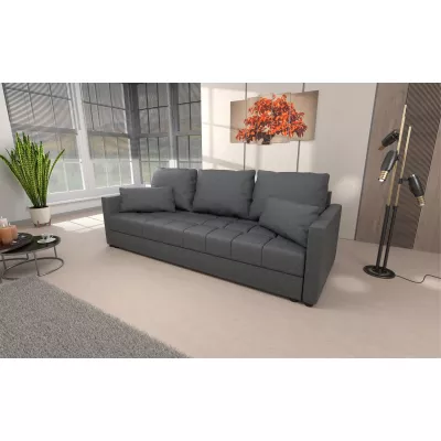 Trojmístná rozkládací pohovka KLAVERA 1 - tmavě šedá 1