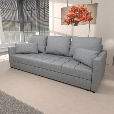 Trojmístná rozkládací pohovka KLAVERA 1 - šedá