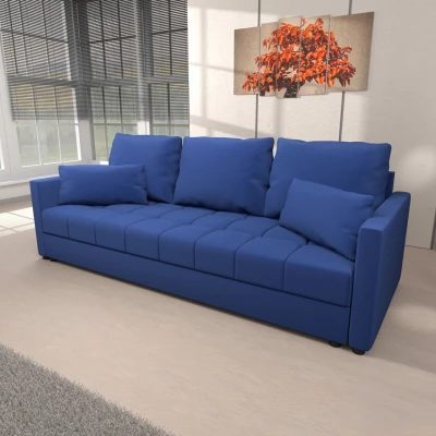 Trojmístná rozkládací pohovka KLAVERA 2 - modrá