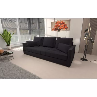 Trojmístná rozkládací pohovka KLAVERA 1 - tmavě šedá 2