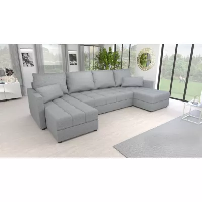 Rozkládací sedací souprava do U KLAVERA 1 - šedá