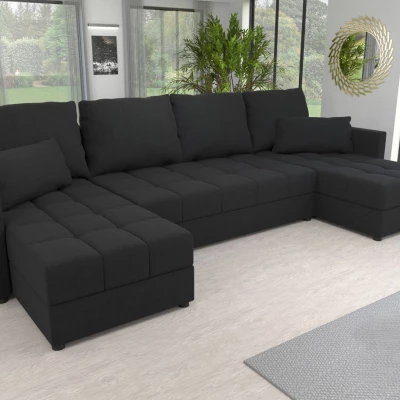 Rozkládací sedací souprava do U KLAVERA 2 - antracitová