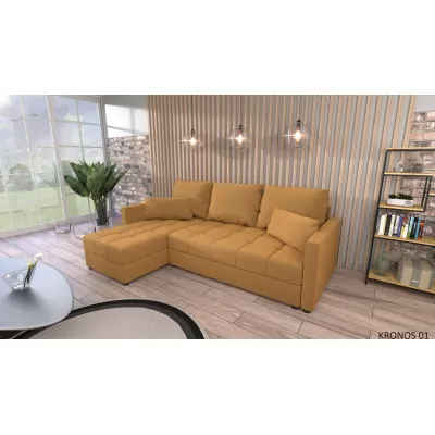 Sedací souprava do L KLAVERA 1 - medová