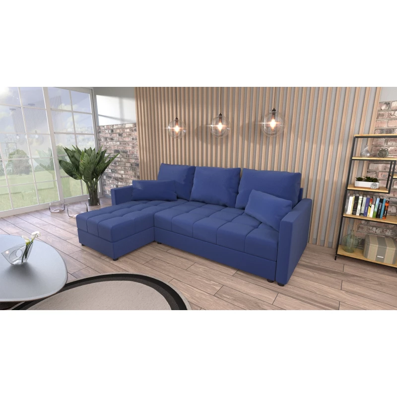 Sedací souprava do L KLAVERA 1 - modrá