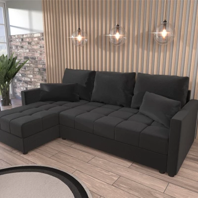 Sedací souprava do L KLAVERA 1 - černá 2